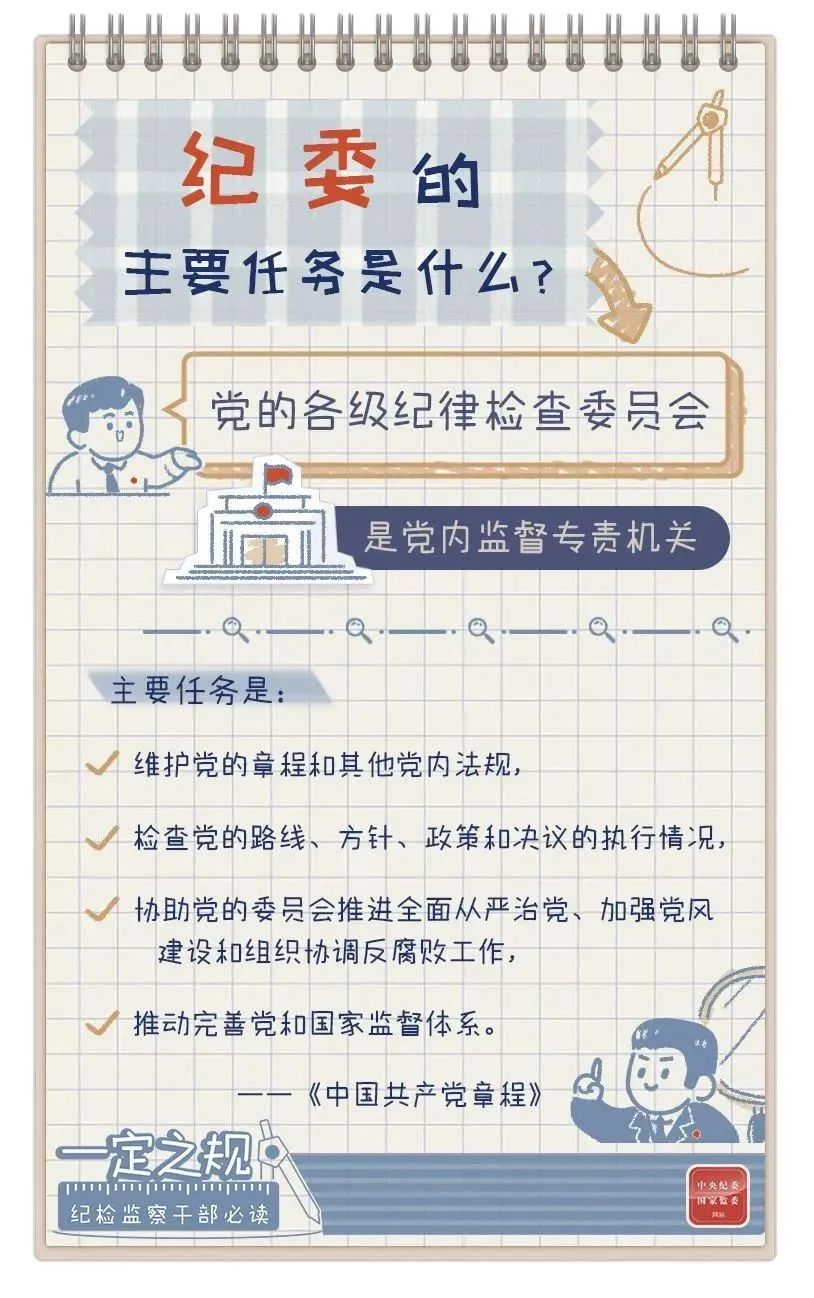 一定之规：纪委的主要任务是什么？